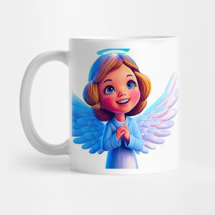 AI Art Cute Angel 1 Abstract Expressionism Effect Mug